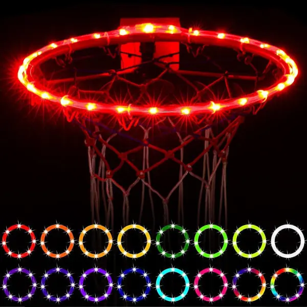 16 färger Led-belysning Basket Ram String Lights utomhus regntät