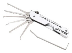 7 i 1 set i rostfritt stål med set 10,51,33,7 CM