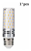 Pär LED Majslampa Watt8W Matchar 120W Halogenlampa 880LM AC 230V Glans 360° Bred Stråle LED 84x2835 [Energiklass A++] (E27 (2835led 12W (PEOLE)