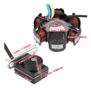 SALALIS Ignition Magneto 6 Coil Tändstator Magneto för GY6 50 110 150cc Scooter Moped Auto Ignition
