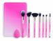 Sminkborstar, set Revolution Make Up The Brush Edit Rosa 8 Delar