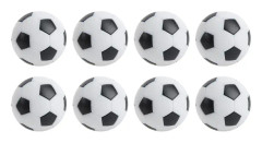 8 Styck Mini Bord Fotbollsbollar 32mm Barn Fotboll Bord Spel Maskin Tillbehör
