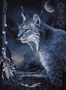 Panna Cross Stitch Kit - Lynx Legend