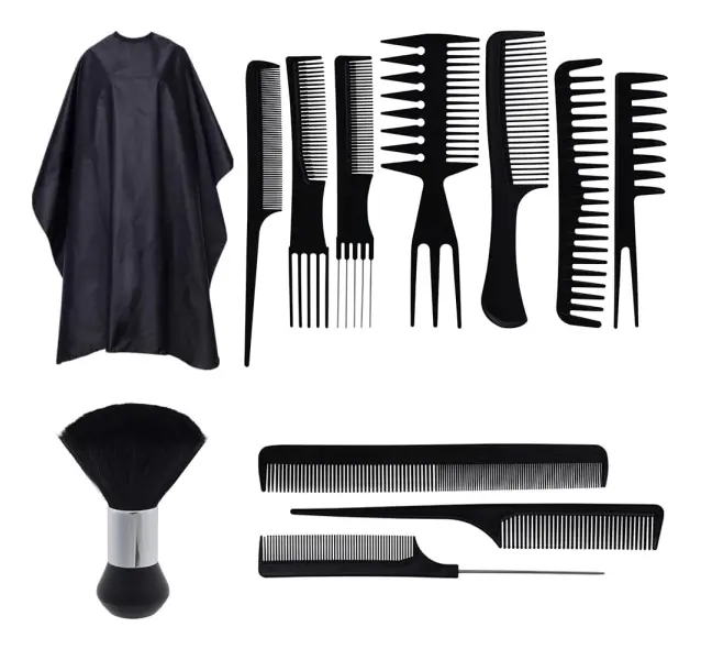 11PCS Hårstylister Professionell Styling Kam Set Professionell