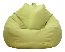 Ny extra stor sittsäcksstolar Soffa Cover inomhus Lazy Lounger För Vuxna Barn Kampanjpris Grön 90 * 110cm