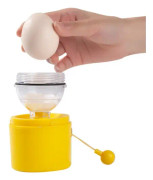 Ägg Slicer Ägg Maker, Ägg Scrambler Shaker Visp Handdriven Golden Egg Maker Ägg Ägggula Mixer Köksredskap