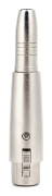 Hona Mono-kontaktuttag Konverteringskontakt Stereo Audio Mikrofon Mic Adapter Konverter för Mikrofonljud (1 st, Silver)