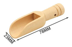 Dww-mini träsked, 12 st 7,8 cm liten saltsked, Bath Woo DXGHC