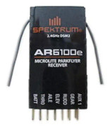 Ar6100 Dsm2 Rc-mottagare 2.4ghz 6-kanals 6ch för Jr Dx6i Dx7 Dx8 Dsx6 Dsx7 för helikoptrar flygplan (FMY)