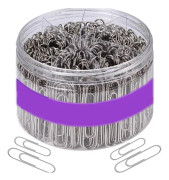 Färgbelagda gem, 300 per tub kontorspappersklämma$Papper C
