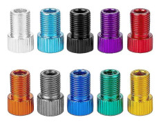 10 stycken cykelventil adaptrar, cykelpumpadapter, mountainbike ventiladapter