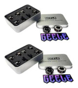 Geele 2-pack Skateboarddelar Kullager Professionella Dubbla Rullskridskor