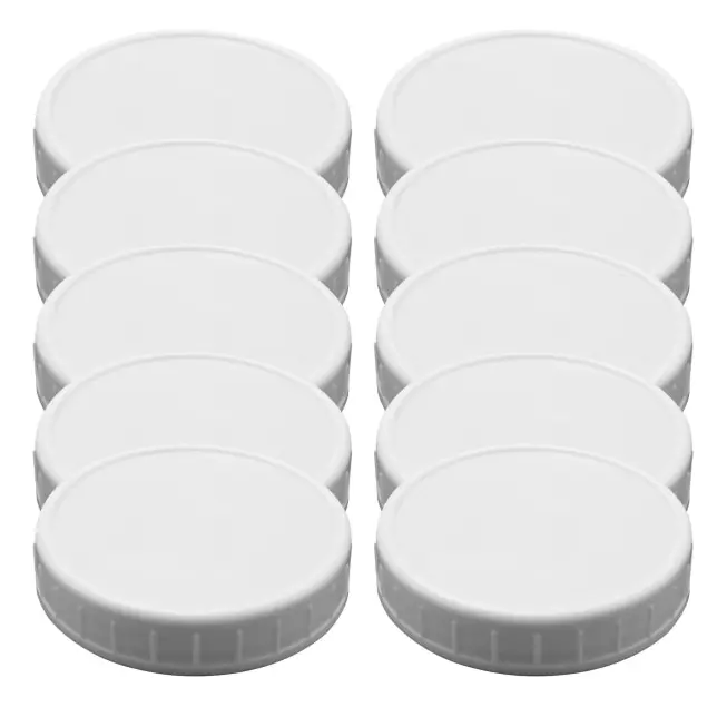 10 st Plastlock 86mm Standard Regular Mouth Masonburk