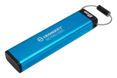 Kingston IronKey Keypad 200C - USB flash-enhet - krypterat - 8 GB - USB-C 3.2 Gen 1