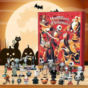 Halloween Adventskalender Nedräkning 2023 Blind Box The Nightmare Before Christmas Tema 24 Skräckfigurer Dock Samlarobjekt Leksak