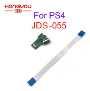 JDS-001 JDS-011 JDS-030 JDS-040 USB -laddningsport Socket Board laddarkort med flex bandkabel För PS4 Pro -kontrollkort