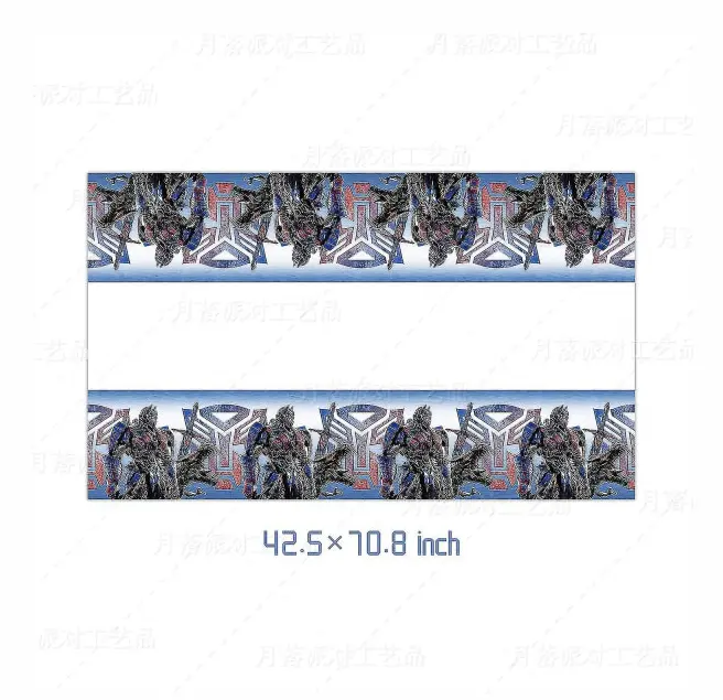Transformers Barn Festtillbehör Optimus Prime Bumblebee Robot Födelsedagsdekoration Nummer Ballong Banner Disponibel Tallrik Cups (FMY)