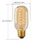 [6 stycken] T45 Edison glödlampa 40W spiral retro volfram filament lam