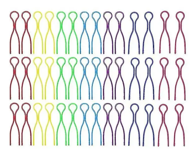 100-pack plastspolhållare spolclips
