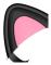1 par hörlurar kattöron söt universell Bluetooth-kompatibel headset silikon kattunge öron dekoration hörlurar tillbehör (färg: svart) (hy)