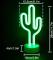Kaktus Neonljus - Kaktus LED-skylt Dekoration - Batteri USB-driven Ho