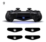 DATA FROG 4PCS LED Light Bar Sticker För PS4 Spelkonsol Decal Skin Stickers För Playstation 4 Controller Tillbehör 2023
