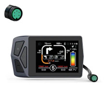 Display för Ebike: for 8Fun BBS02 BBSHD BBS01 Electric Mid Drive Kit, kompatibel med motor med UART