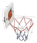 Basketbollbräda leksak Hem inomhus väggmonterad mini portabel basketkorg med boll och luftpump