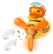 Cartoon Bear Pilot Air Freshener Automotive Air Freshener Fan, C