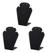 3-pack Akryl Halsband Display Stativ Örhänge Display Rack Hänge Display Hållare Smycken Display St([HK])