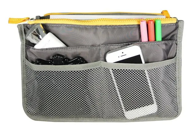 Bag in Bag Handbag set Set Grå grå en one size