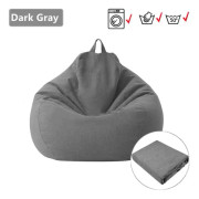 Lazy BeanBag Sofföverdrag utan Fyllning Lounger Sittpuff Sittsäck Asiento Soffa Tatami Stolsöverdrag