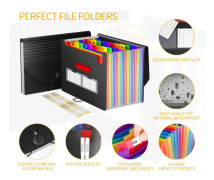 Organiser Dokumentarrangör Boxmapp, 25 fickor med 2 x