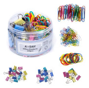 240 st Pärmklämmor, gem, gummiband, pappersklämmor