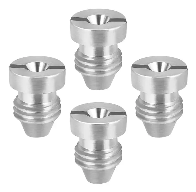 4 stycken skumnonspistolmunstycken, 1,1 mm skumnonspistolmunstycke (rostfritt stål)