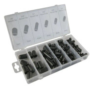 80 st vakuumlocksortiment slanglockssats 5/32 " till 3/8 " 6 storlekar
