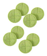 8-pack Ersättningsdynor för sladdlös elektrisk mopp, sladdlös elektrisk moppskrubbmattor, Grön