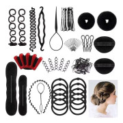 TG 25 sorters Hårstyling Set - Mode Hårdesign Styling Verktyg - Tillbehör Gör-det-själv-hår - Tillbehör Hårmodellering Tool Kit