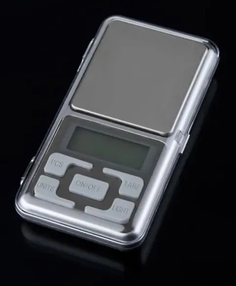 Mini fickdigitalvåg 500/0,01g Balans Gram Smycken Precision Vikt Varm
