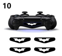 SQBB För ps4 handtag klistermärke ps4 pro klistermärke ps4 handtag lysande remsa ps4 handtag led ljus klistermärke Black no. 10 inga