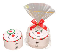 Cupcake Jul Handdukar Jultomte Snögubbe Julgran Handduk Semester Bomull Super Mjuk Handduk Fest Present