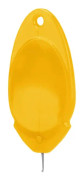 Nåltråd för handsyning, plastnåltrådverktyg enkel tråd nålar (gul) Yellow