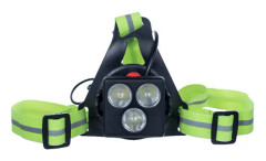 USB-Laddningsbar löparlampa med reflexsele, 6W