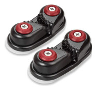 Cam Cleat kullager snabb inmatning för linjestorlekar upp till 5/8-tum, aluminium, segling segelbåt kajak (2 st)