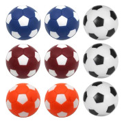 Bordfotboll Foosballs Ersättningsbollar Mini Multicolor 36mm Officiell Foosball 9 Pack