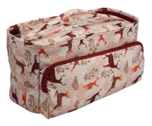 Plum Deer Textil Garnorganisatör, Fint Mönster Ull Stickningsorganisatör, Bärbar Stickningsorganisatör - Perfekt för Stickningsälskare