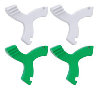 Chewies, 4 st Y-formade Invisalign-tandskenor, ortodontiska tuggtabletter Munchies (2 st gröna och 2 st vita)
