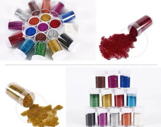 Glitter för nagelpigment, hår, hartshantverk, kosmetiskt glitter, målning
