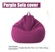 Överdrag Soffor Skydd puff Gigante Stolar Utan Fyllning Linne Tyg Lounger Sits Sittsäck Puff Soffa Tatami Puff Salong Puff Asiento