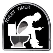 1 st 5 minuters badrumstimer, rolig toalett timglas för män, make